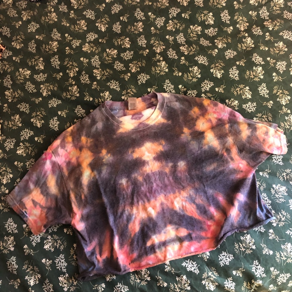 CUSTOM Tie Dye Crop Top
